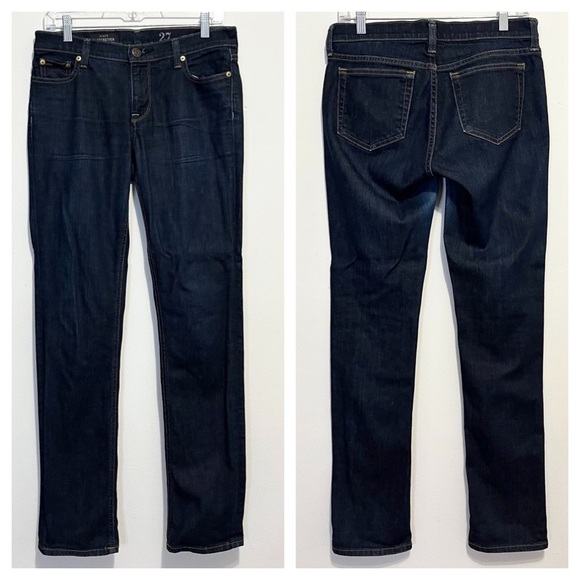 J Crew Dark Wash Matchstick Skinny Jeans Womens Size 27 Regular - Picture 2 of 10
